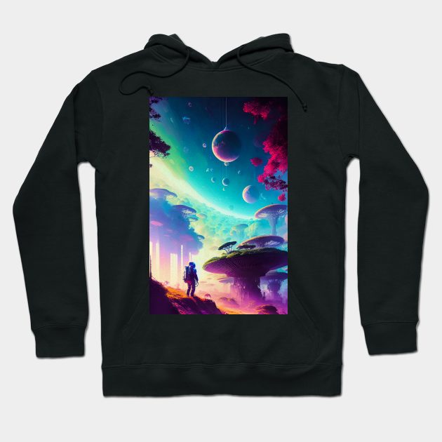 Abstract Another World Explorer Hoodie by Voodoo Production